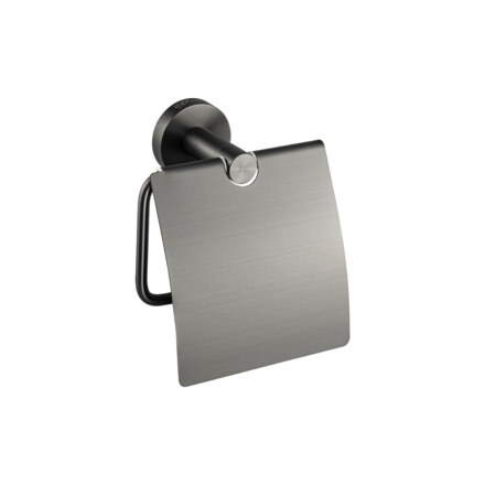 Держатель туалетной бумаги с экраном оружейная сталь GFmark 78003